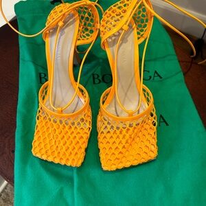 Bottega Veneta Orange Women's Shoes